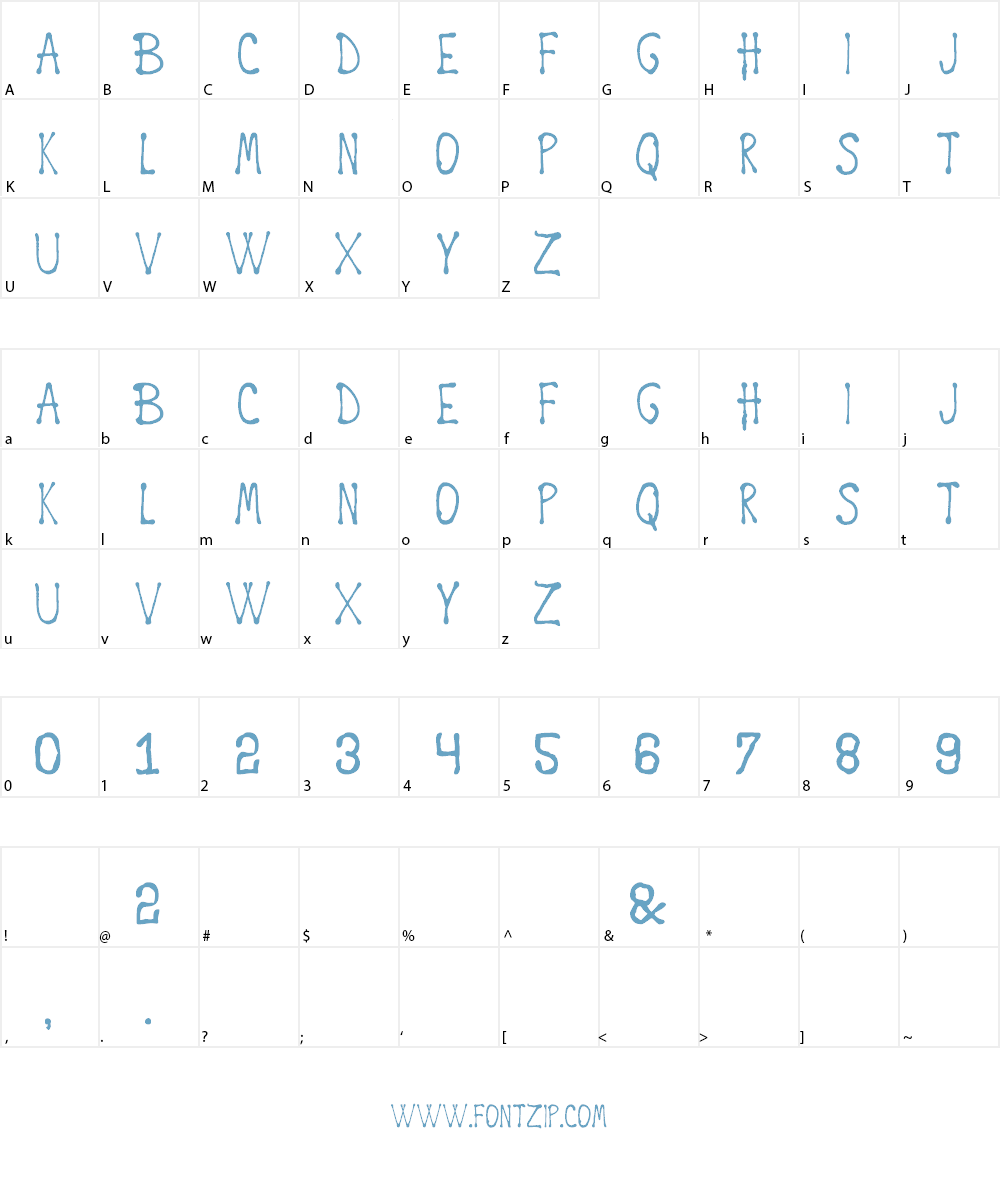 Happy Death Day Font Character